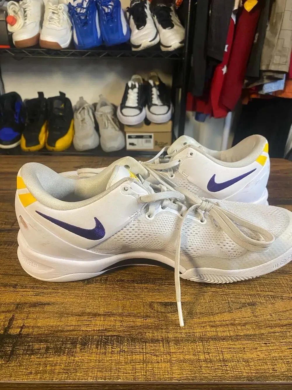 Nike Kobe 8 Protro Lakers Home Basketball Shoes